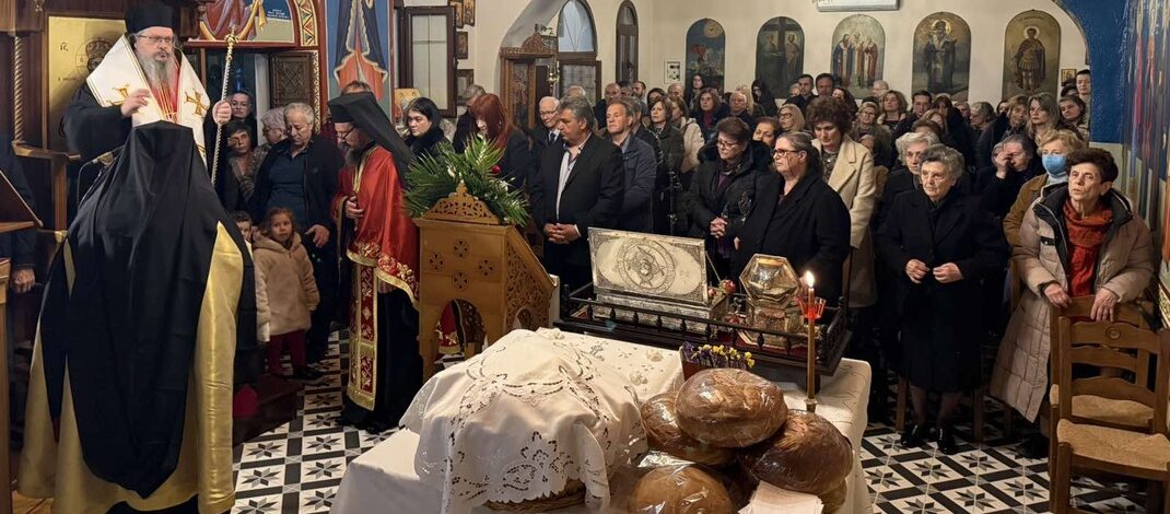 Ο πανηγυρικός Εσπερινός της Εορτής του Αγίου ενδόξου Νεομάρτυρος Γεωργίου εκ Ραψάνης.