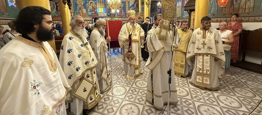 Πανηγύρισε το εκκλησάκι της Αγίας Μαρίνης στη Νέα Σμύρνη Λαρίσης.