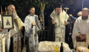Στις Νέες Καρυές ο Μητροπολίτης Λαρίσης και Τυρνάβου κ. Ιερώνυμος.