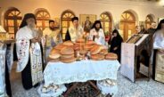 Στην Ιερά Μονή Μεταμορφώσεως Σωτήρος Ραψάνης ο Σεβασμιώτατος. (ΗΧΗΤΙΚΟ)