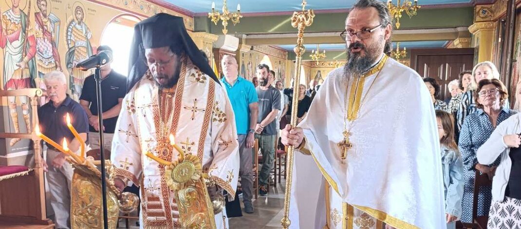 Ο επίσκοπος Τζίντζα και Ανατολικής Ουγκάντα στην Ιερά Μητρόπολη Λαρίσης και Τυρνάβου.