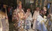 Ο Σεβασμιώτατος στην πανήγυρη της Ιεράς Μονής Αγίου Ιωάννου του Θεολόγου Ζάρκου Φαρκαδόνας Τρικάλων.