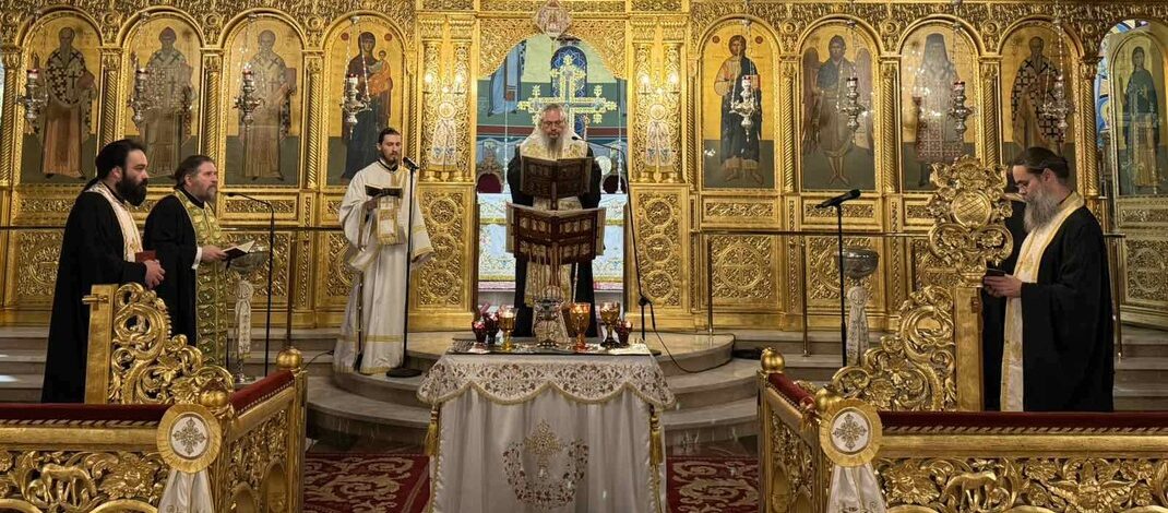 Υποδοχή Ιερών Λειψάνων των εν Λαρίση Αγίων και τέλεση του Ιερού Ευχελαίου στον Άγιο Νικόλαο Λαρίσης. (ΗΧΗΤΙΚΟ)